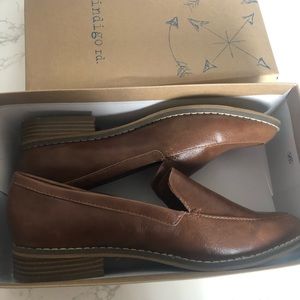 Indigo rd. Womens brown loafers size 9 - never worn